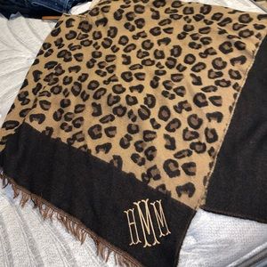 Monogrammed Poncho